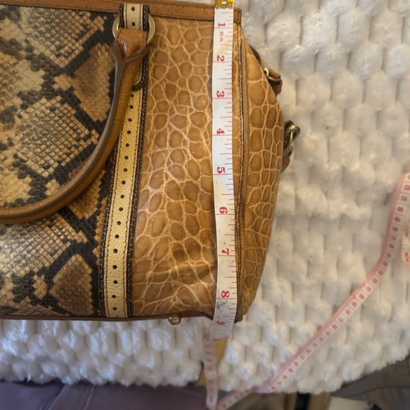 Brahmin Tan and Brown Satchel - Picture 14 of 14